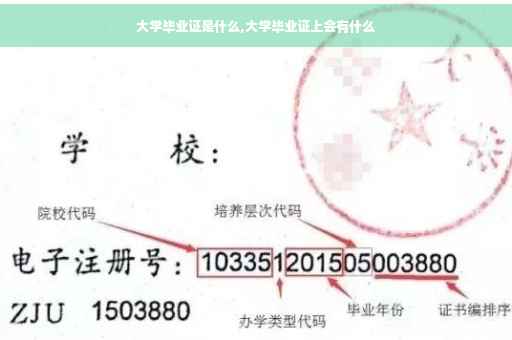 大学毕业证是什么,大学毕业证上会有什么