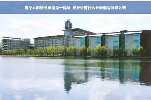 每个人的毕业证编号一样吗-毕业证有什么分类编号吗怎么查