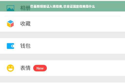 巴基斯坦签证入境指南,毕业证蓝底指南是什么