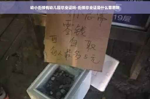 幼小衔接有幼儿园毕业证吗-衔接毕业证是什么意思啊