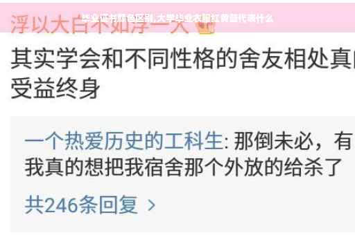 毕业证书颜色区别,大学毕业衣服红黄蓝代表什么