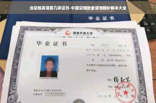 当空姐英语要几级证书-中国空姐毕业证书图片样本大全