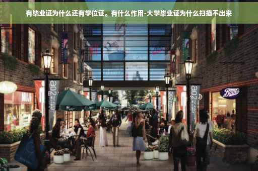 有毕业证为什么还有学位证。有什么作用-大学毕业证为什么扫描不出来