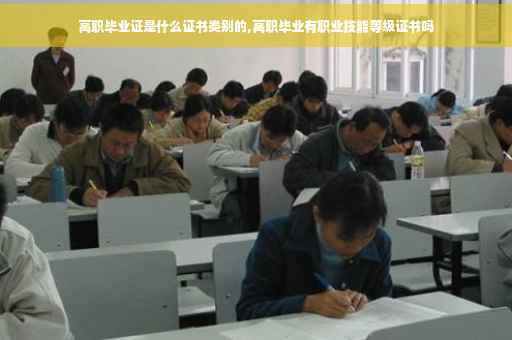 高职毕业证是什么证书类别的,高职毕业有职业技能等级证书吗
