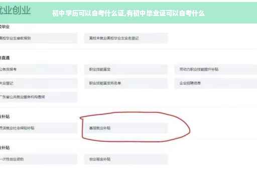 初中学历可以自考什么证,有初中毕业证可以自考什么