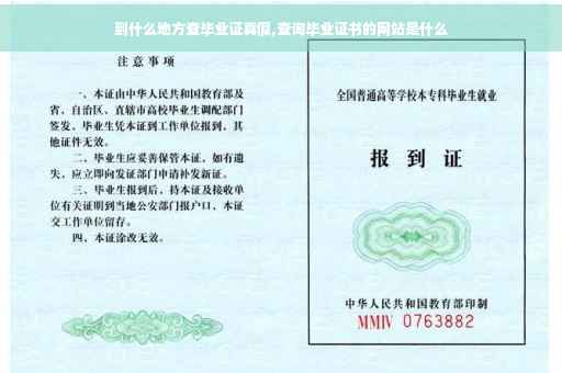 到什么地方查毕业证真假,查询毕业证书的网站是什么
