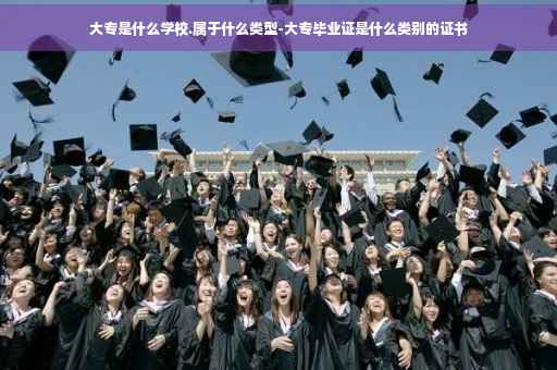 大专是什么学校.属于什么类型-大专毕业证是什么类别的证书