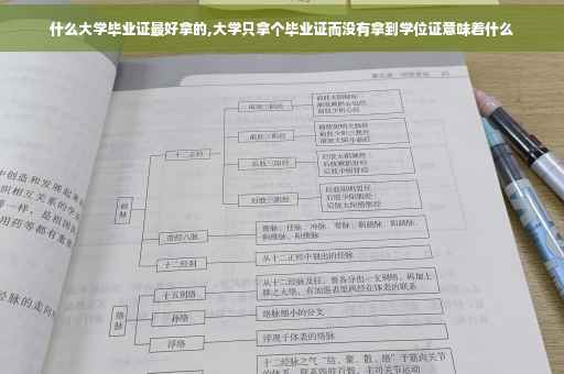 什么大学毕业证最好拿的,大学只拿个毕业证而没有拿到学位证意味着什么