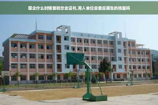 国企什么时候查验毕业证书,用人单位会查应届生的档案吗