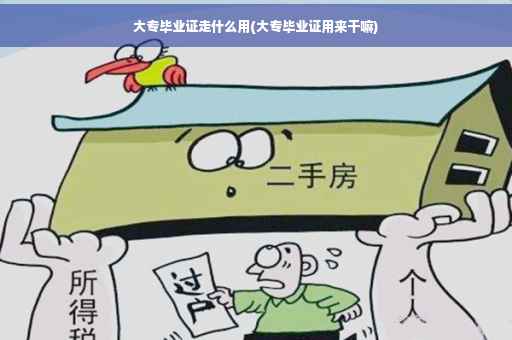 大专毕业证走什么用(大专毕业证用来干嘛)