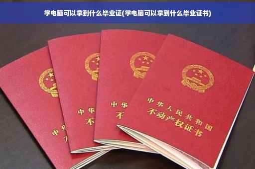 学电脑可以拿到什么毕业证(学电脑可以拿到什么毕业证书)