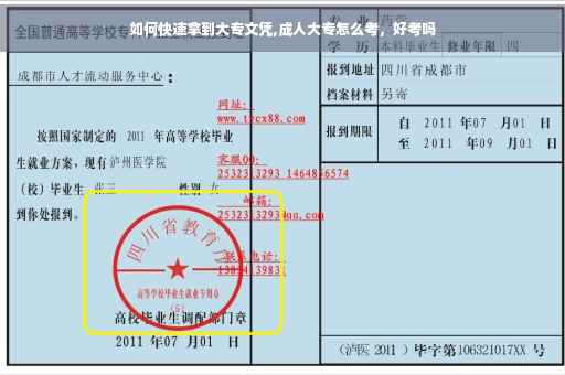 如何快速拿到大专文凭,成人大专怎么考，好考吗