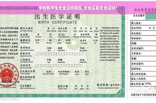 学校有学生毕业证吗现在,毕业后发毕业证吗?