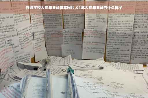 铁路学校大专毕业证样本图片,01年大专毕业证书什么样子