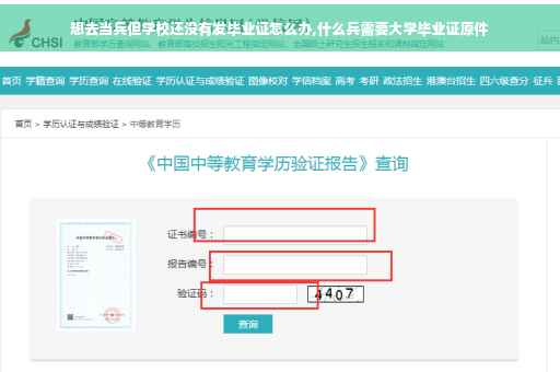 想去当兵但学校还没有发毕业证怎么办,什么兵需要大学毕业证原件