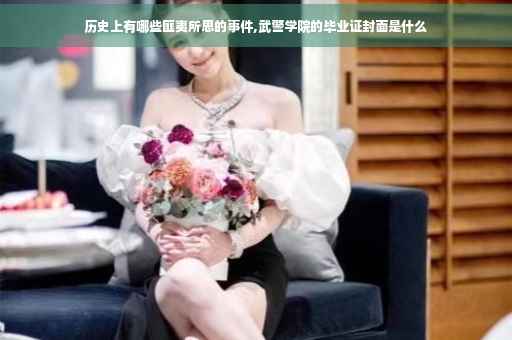 历史上有哪些匪夷所思的事件,武警学院的毕业证封面是什么