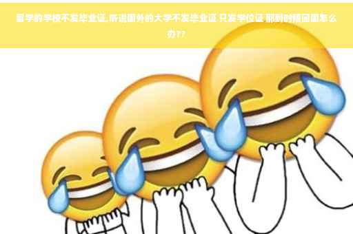 留学的学校不发毕业证,听说国外的大学不发毕业证 只发学位证 那到时候回国怎么办??