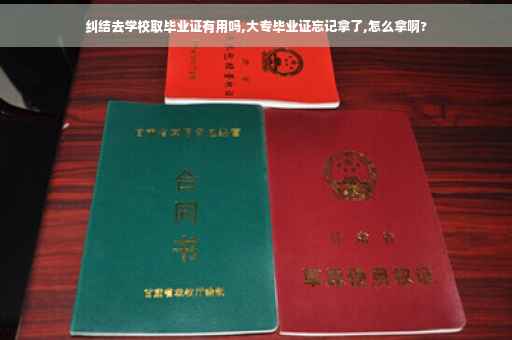 纠结去学校取毕业证有用吗,大专毕业证忘记拿了,怎么拿啊?