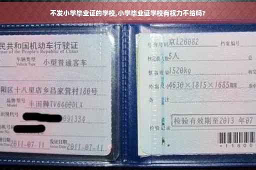 不发小学毕业证的学校,小学毕业证学校有权力不给吗?