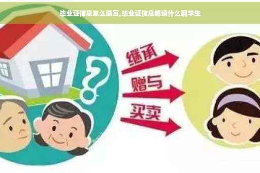 毕业证信息怎么填写,毕业证信息都填什么啊学生