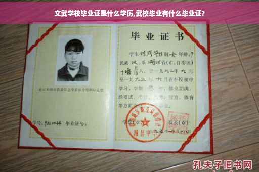 文武学校毕业证是什么学历,武校毕业有什么毕业证?
