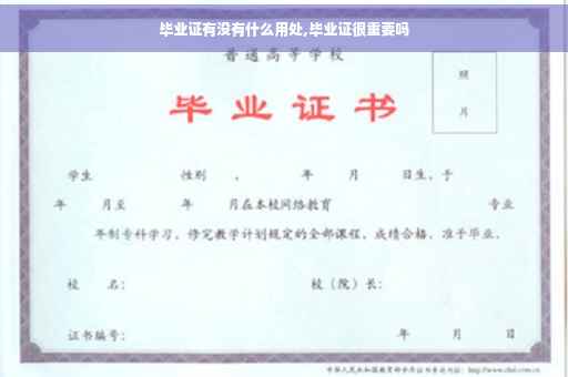 毕业证有没有什么用处,毕业证很重要吗