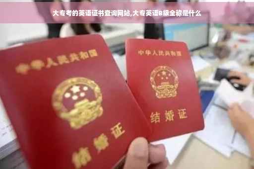 大专考的英语证书查询网站,大专英语B级全称是什么