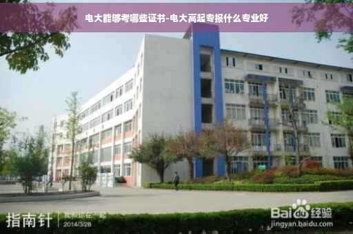 电大能够考哪些证书-电大高起专报什么专业好
