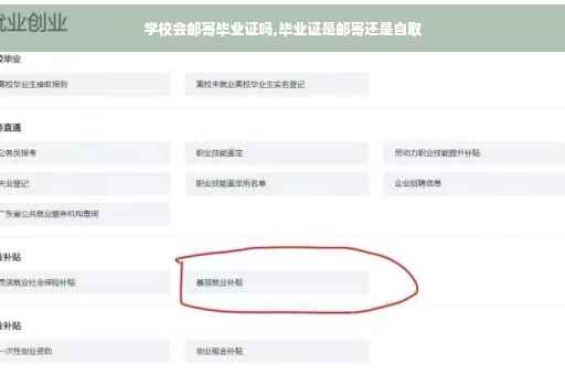 学校会邮寄毕业证吗,毕业证是邮寄还是自取