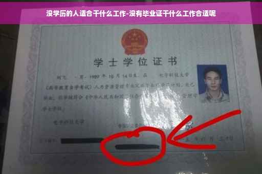 没学历的人适合干什么工作-没有毕业证干什么工作合适呢