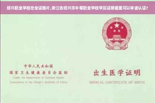 绍兴职业学校毕业证图片,浙江省绍兴市中等职业学校学历证明哪里可以申请认证?
