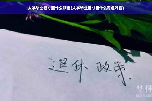 大学毕业证寸照什么颜色(大学毕业证寸照什么颜色好看)