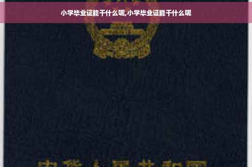 小学毕业证能干什么呢,小学毕业证能干什么呢 小学毕业证能干什么呢,小学毕业证能干什么呢