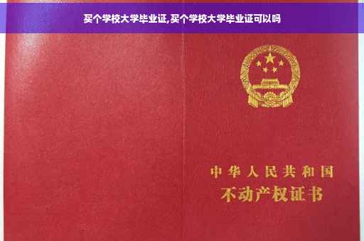 买个学校大学毕业证,买个学校大学毕业证可以吗