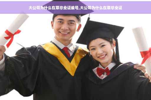 大公司为什么在意毕业证编号,大公司为什么在意毕业证