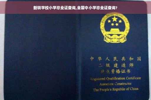 新锐学校小学毕业证查询,全国中小学毕业证查询?