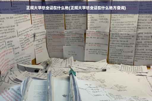 正规大学毕业证在什么地(正规大学毕业证在什么地方查询)