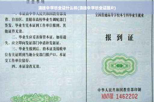 清徐中学毕业证什么样(清徐中学毕业证图片)