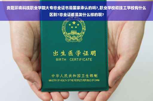 资阳环境科技职业学院大专毕业证书是国家承认的吗?,职业学校和技工学校有什么区别?毕业证都是发什么样的啊?