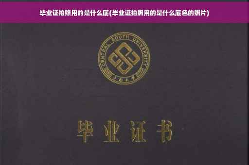 毕业证拍照用的是什么底(毕业证拍照用的是什么底色的照片)
