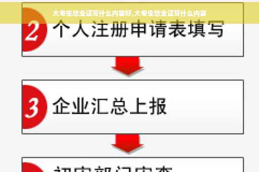 大专生毕业证写什么内容好,大专生毕业证写什么内容