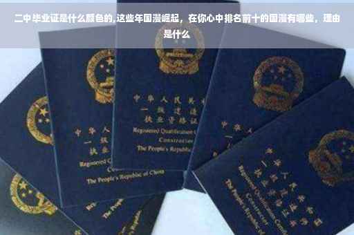 二中毕业证是什么颜色的,这些年国漫崛起，在你心中排名前十的国漫有哪些，理由是什么