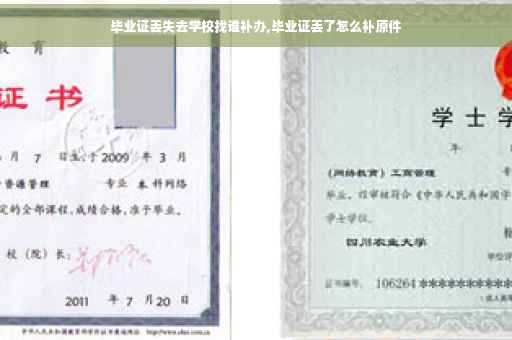 毕业证丢失去学校找谁补办,毕业证丢了怎么补原件