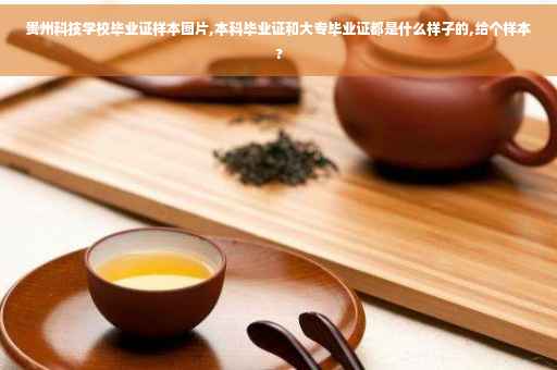 贵州科技学校毕业证样本图片,本科毕业证和大专毕业证都是什么样子的,给个样本?