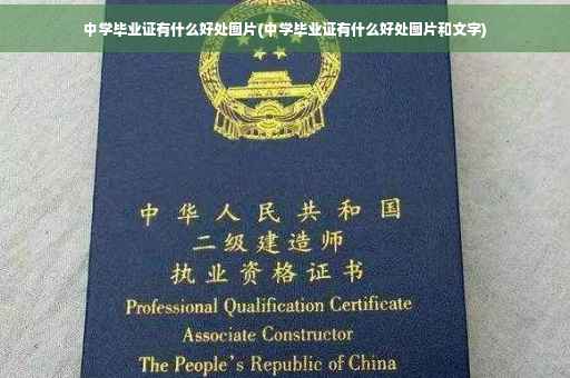 中学毕业证有什么好处图片(中学毕业证有什么好处图片和文字)