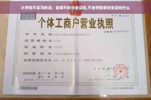 大学生不实习的话，会拿不到毕业证吗,不去学校拿毕业证叫什么