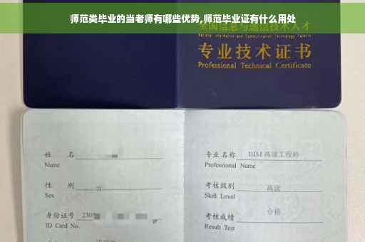 师范类毕业的当老师有哪些优势,师范毕业证有什么用处