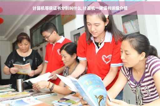 计算机等级证书分别叫什么,计算机一级证书详细介绍