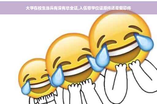 大学在校生当兵有没有毕业证,入伍带学位证原件还是复印件
