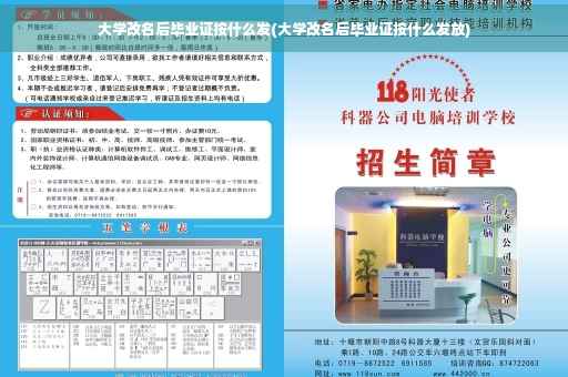 大学改名后毕业证按什么发(大学改名后毕业证按什么发放)